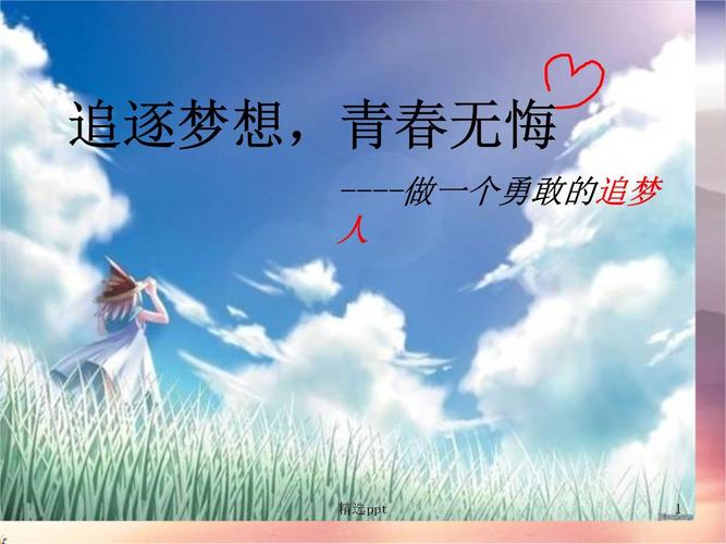 追逐梦想主题班会